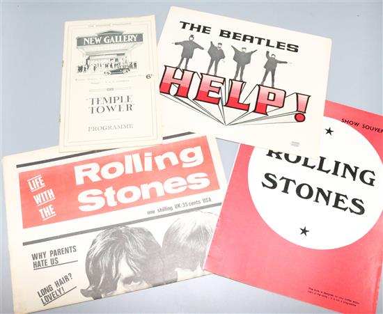 Collection of rock n roll and theatre ephemera- 1950-70s